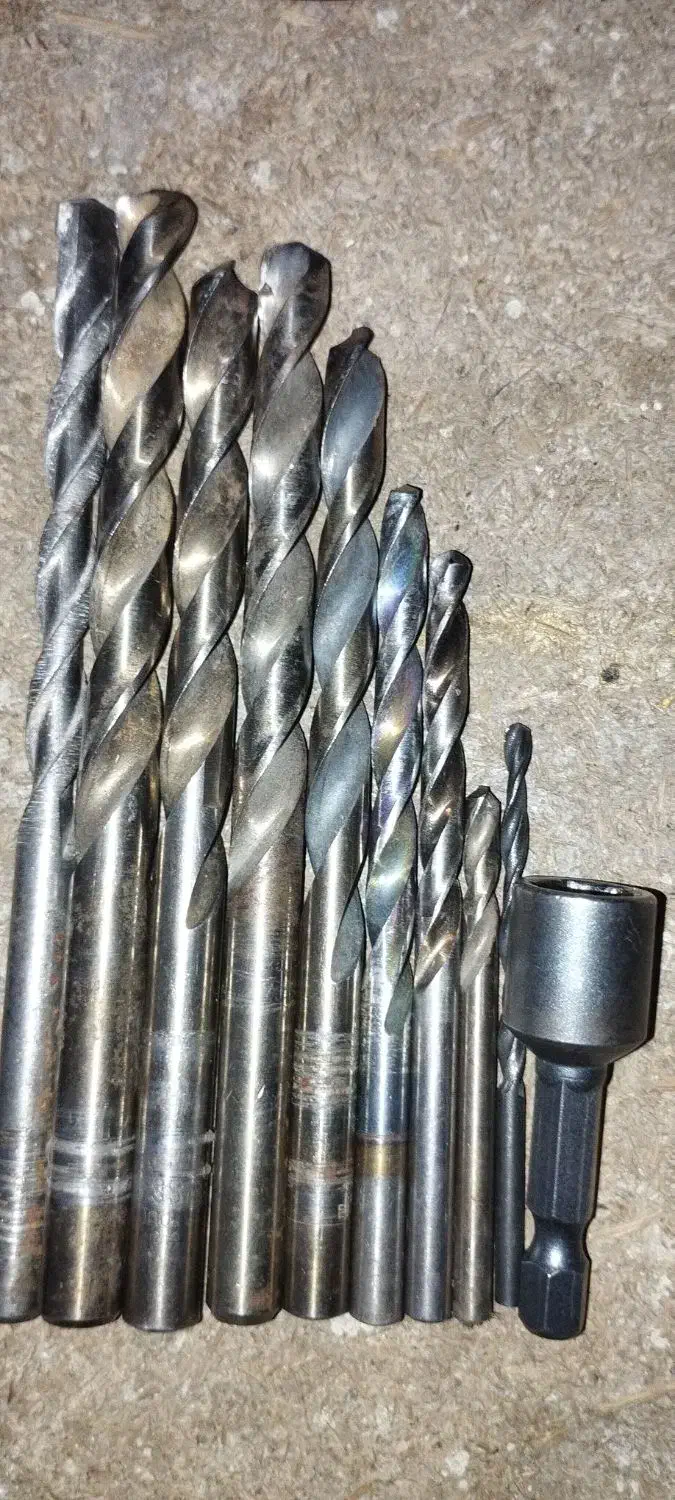 تعدادی مته دیوار و آهن|ابزارآلات|ایذه, |دیوار