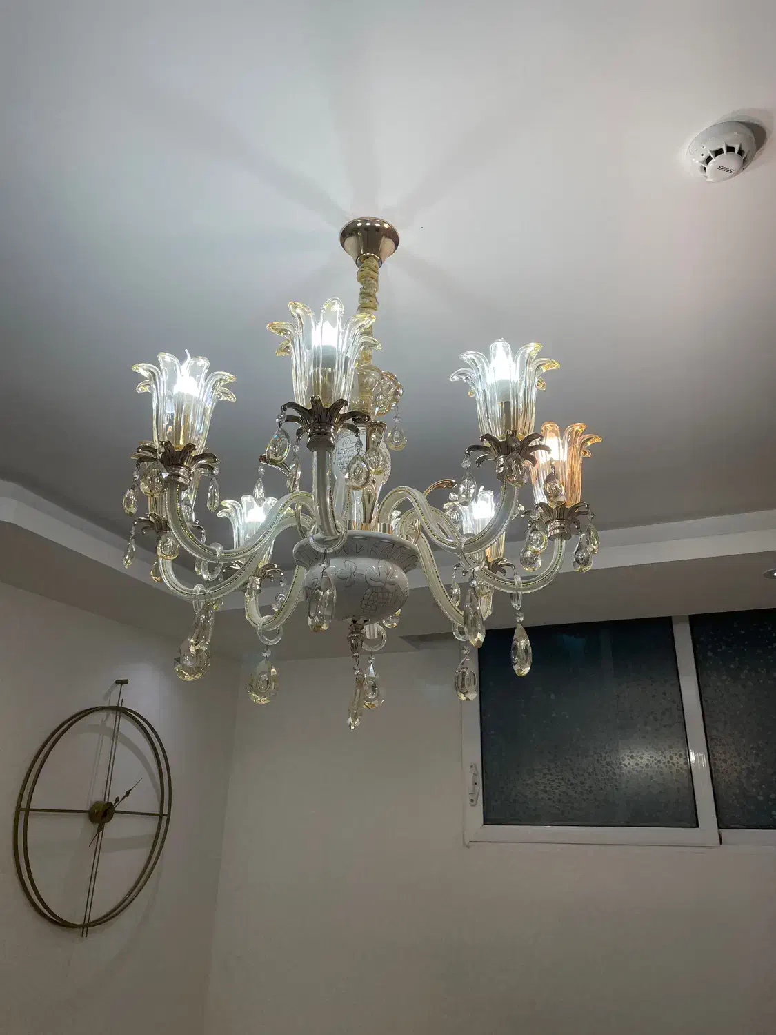 لوستر|لوستر و چراغ آویز|شاهینشهر, فدک|دیوار