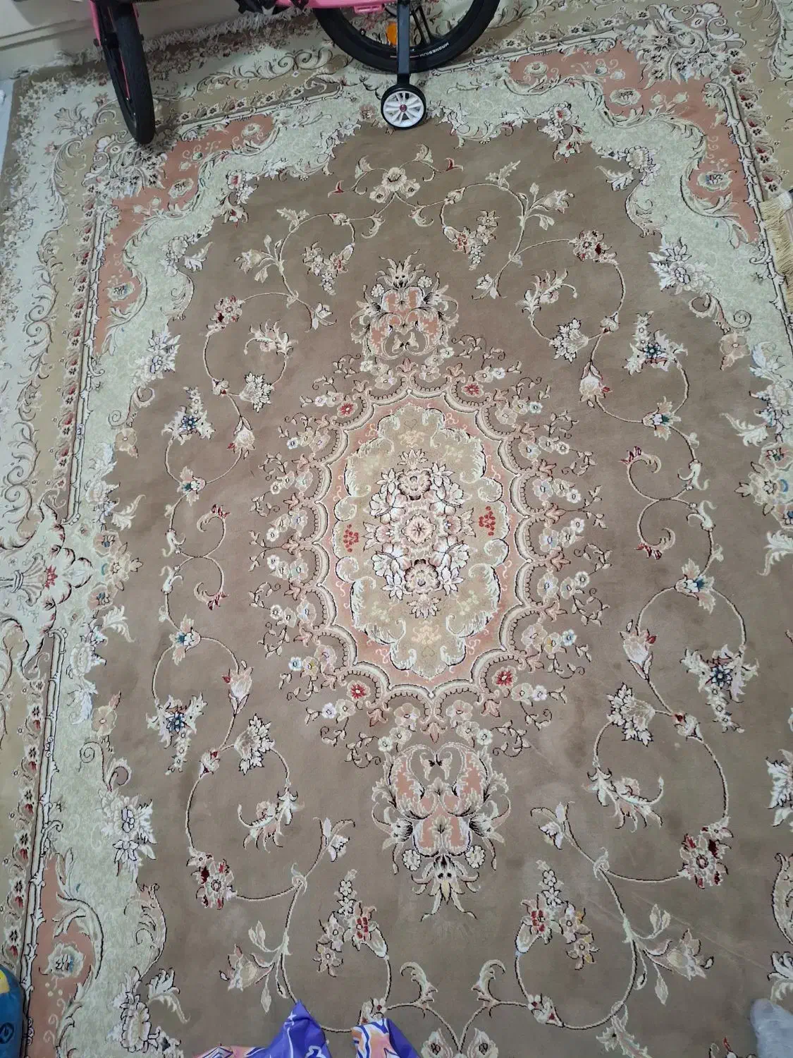 فرش ۱۲ متری بدون ایراد روفرشی دوجفت ست بسیار زیبا|فرش|بندر انزلی, ساحل قو|دیوار