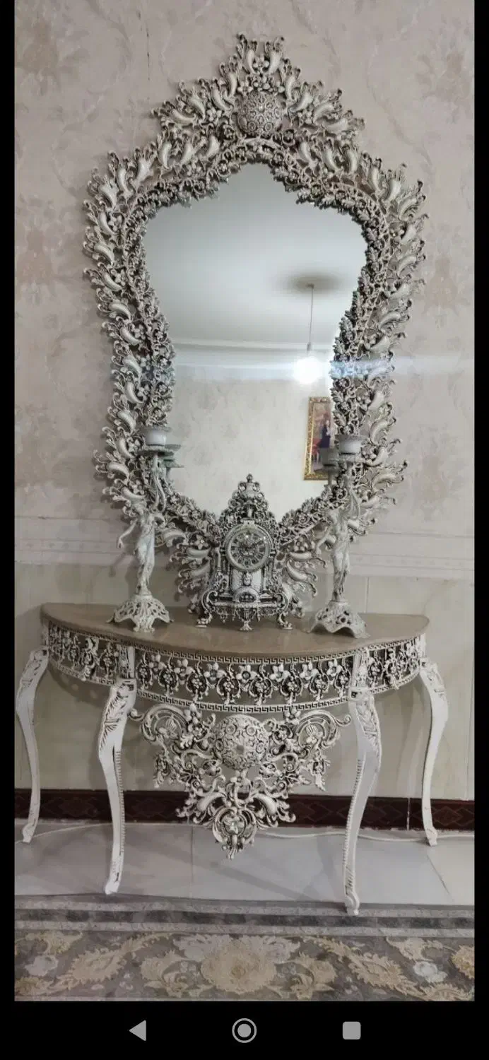 آیینه کنسول|آینه|نورآباد, |دیوار