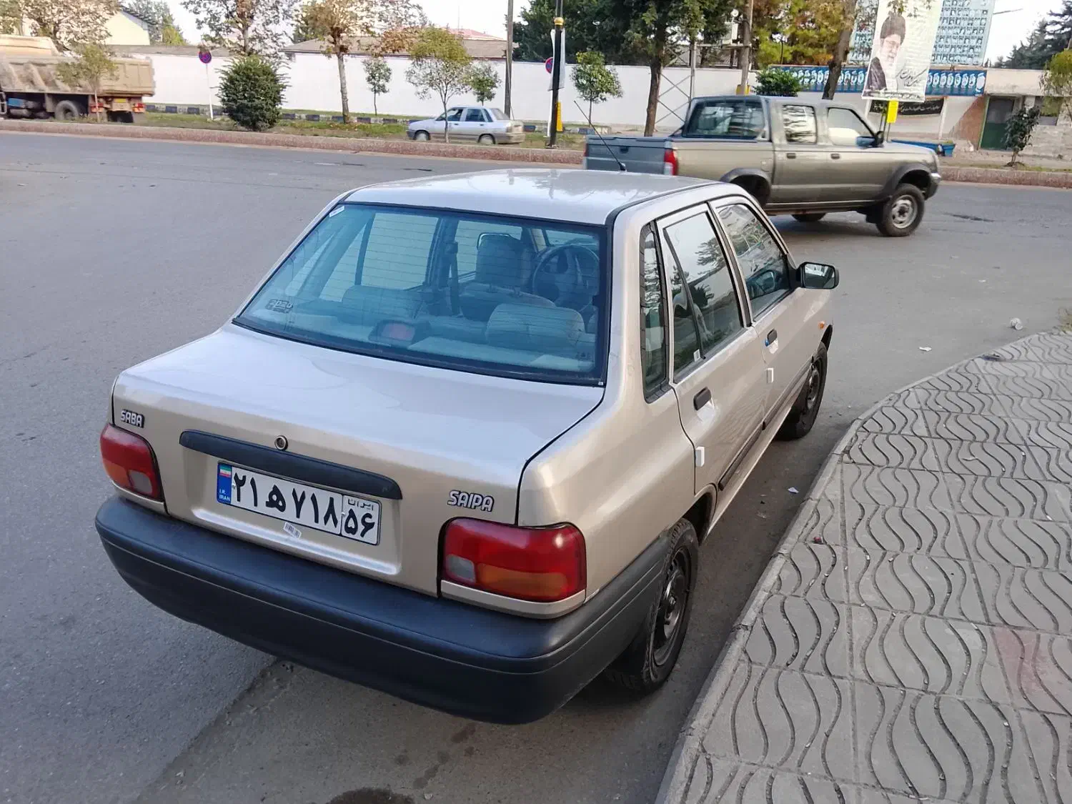 پراید صندوق دار مدل ۸۷ بژ خوشگل|خودرو سواری و وانت|رشت, لاکان|دیوار