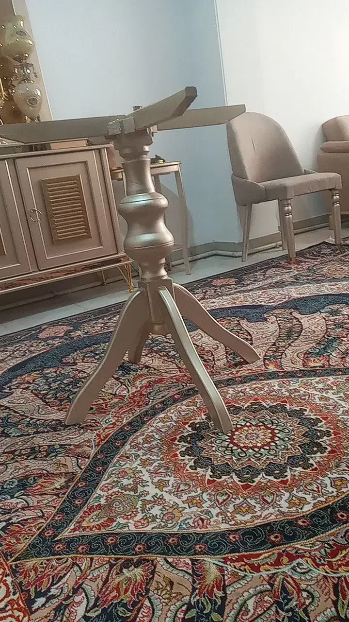 غذاخوری ۴نفره پایه گلدانی درحدنو|میز و صندلی غذاخوری|اسلامشهر, شهرک قائمیه|دیوار