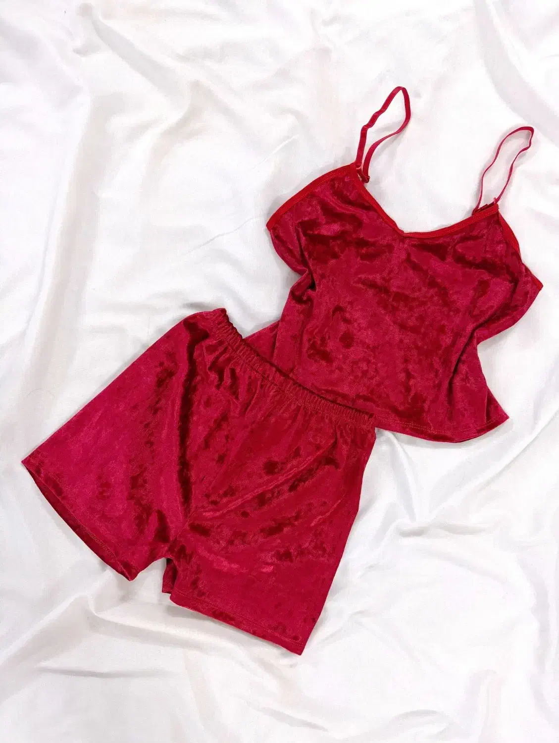 ست تاپ کراپ و شورتک مخمل|لباس|قم, شهرک قدس|دیوار