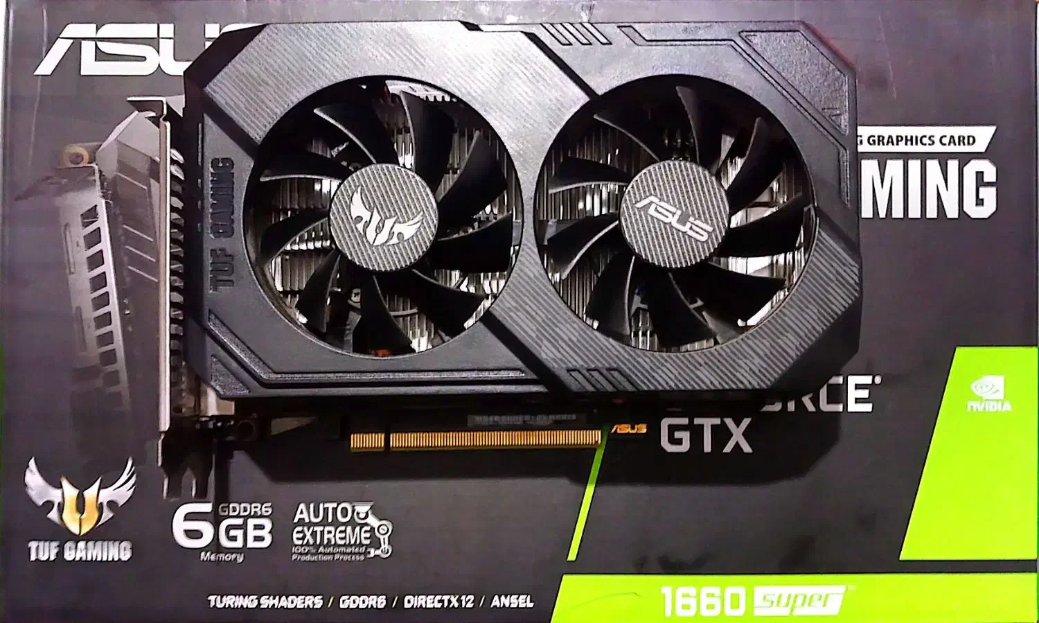 کارت گرافیک گیمینگ ASUS 1660 SUPER TUF GAMING 6GB|قطعات و لوازم جانبی رایانه|رامهرمز, |دیوار