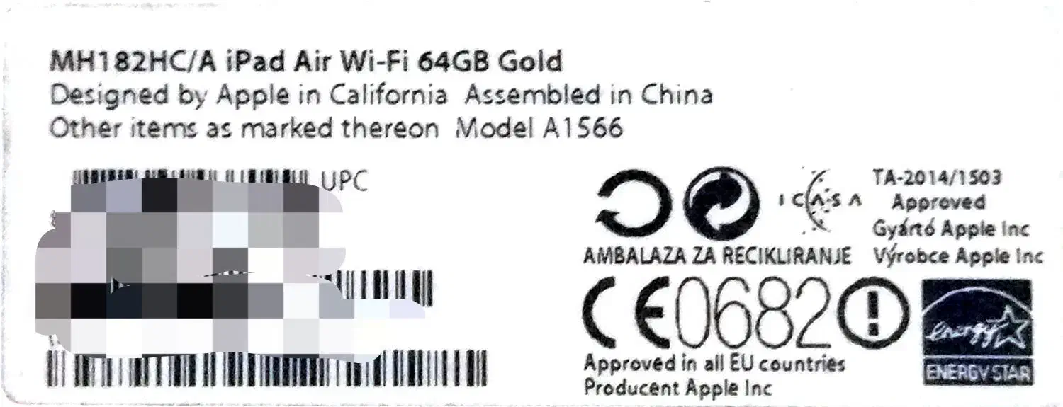 iPad Air 2 wi-fi 64 GB Gold|تبلت|فردیس, شهرک سپاه|دیوار