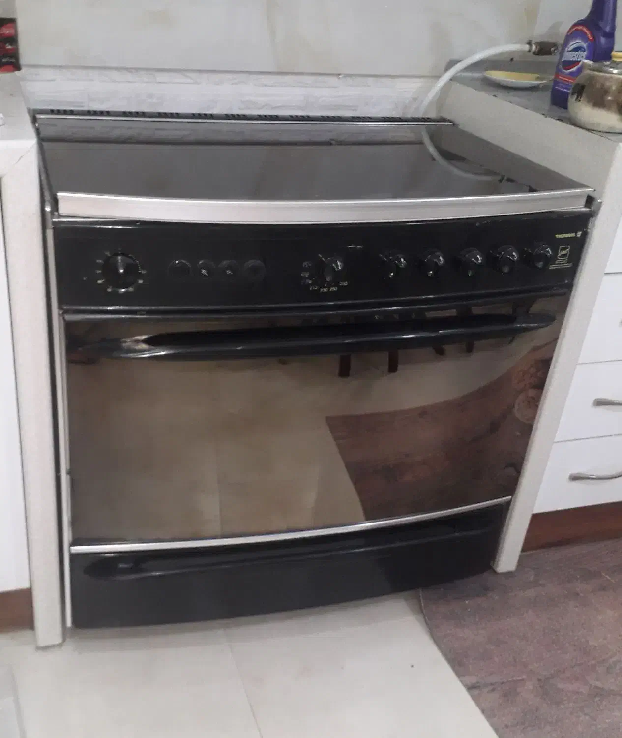 گاز فردار استیل ۵ شعله تکنو|اجاق گاز و لوازم برقی پختوپز|سبزوار, شهرک اندیشه|دیوار