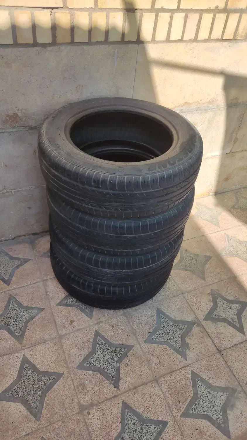 چهار حلقه لاستیک سایز ۱۵|قطعات یدکی و لوازم جانبی|دوگنبدان, |دیوار