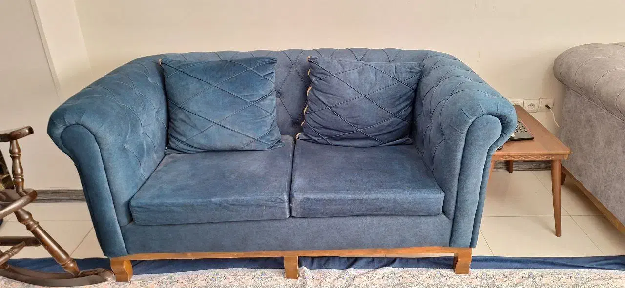 مبل۸نفره چستر|مبلمان خانگی و میز عسلی|کرج, شهرک دریا|دیوار