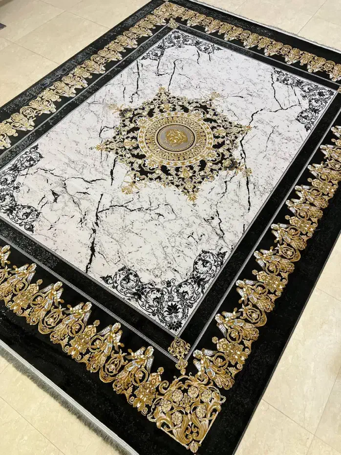 فرش سی رنگ ابریشم نما۹متری/۱۲متری کد ۴۳۴۳|فرش|شیراز, لاله|دیوار