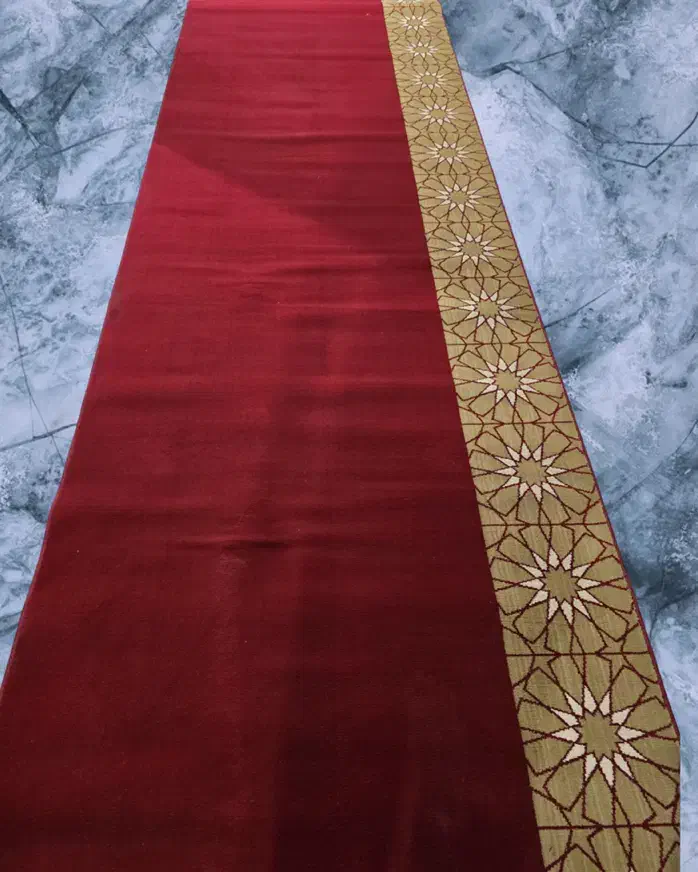 فرش سجاده طلاکوب عربی مسجدی تشریفاتی|فرش|تهران, زیبادشت|دیوار