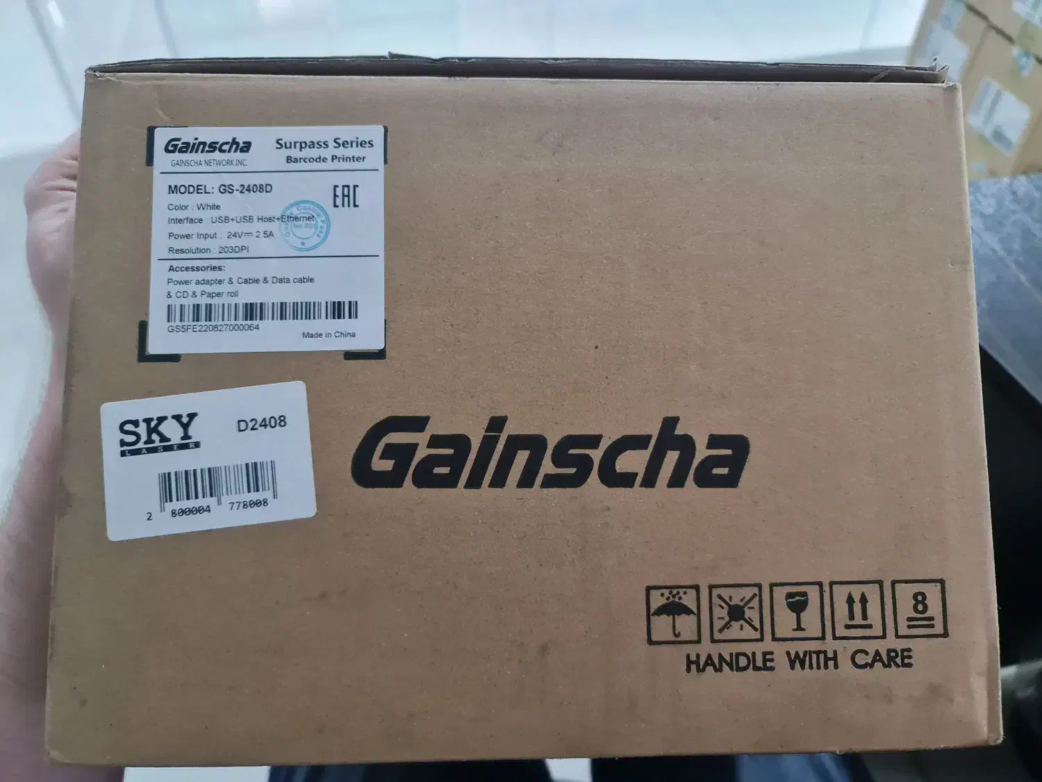 پرینتر لیبل زن گینشا مدل GS-2408D|پرینتر، اسکنر، کپی، فکس|تهران, باغ فیض|دیوار