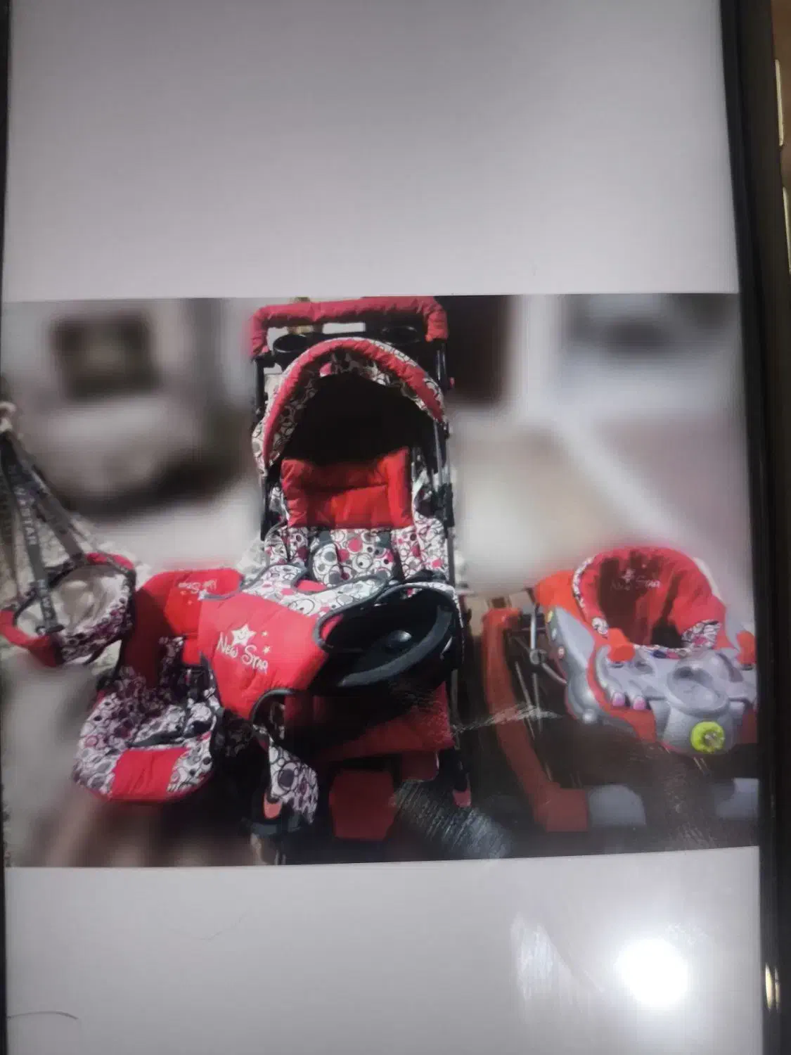 فروش کالسکه روروک تاب بغل آغوش  کریر|کالسکه و لوازم جانبی|قم, عمار یاسر|دیوار