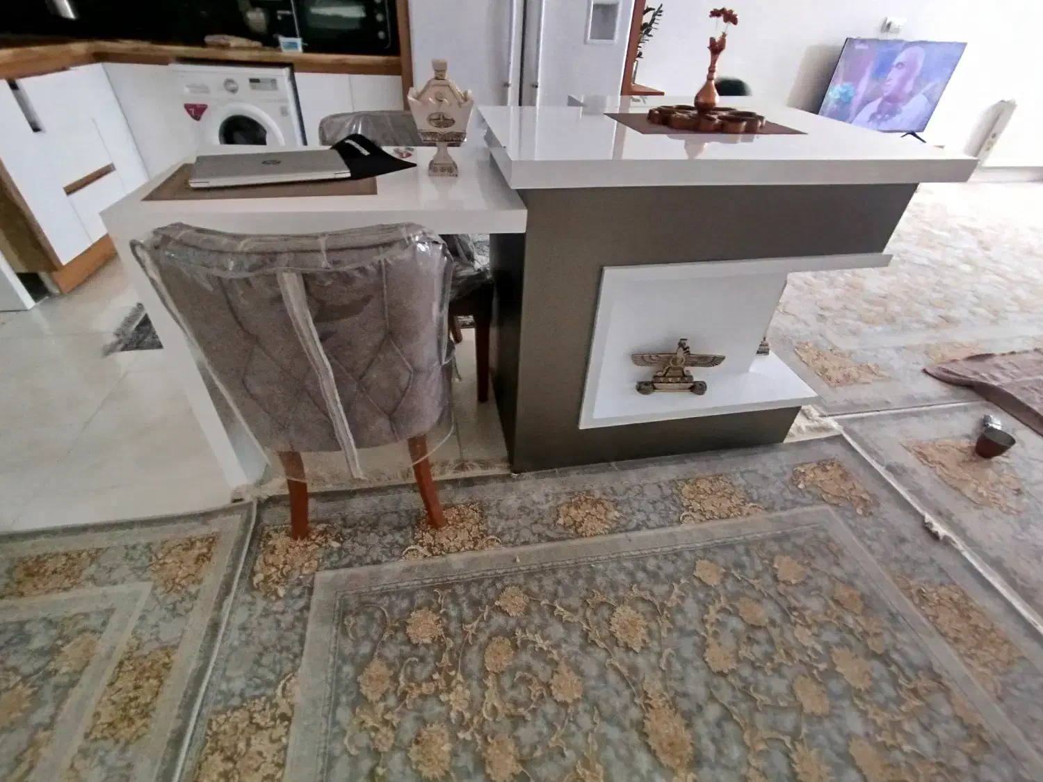 کانتر فرشی|بوفه، ویترین، کنسول|طبس, |دیوار