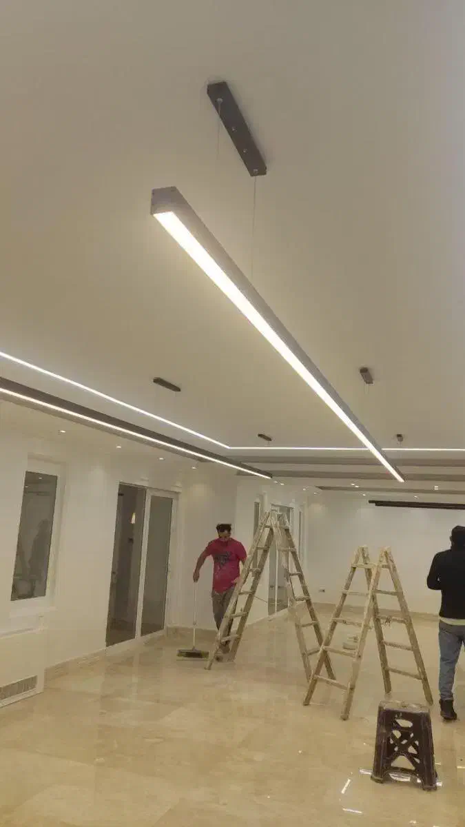 نورخطی‌‌لاینر کنافی روکار آویز|لوستر و چراغ آویز|کرج, گوهردشت|دیوار