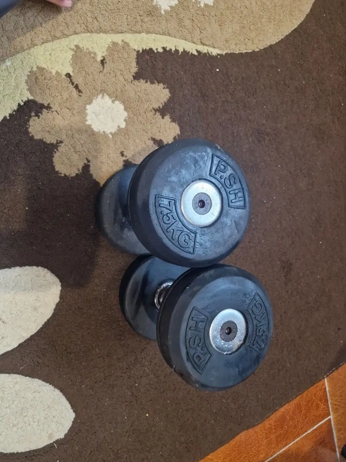 یک جفت دمبل ۷ و نیم کیلویی|تجهیزات ورزشی|قائم‌شهر, |دیوار