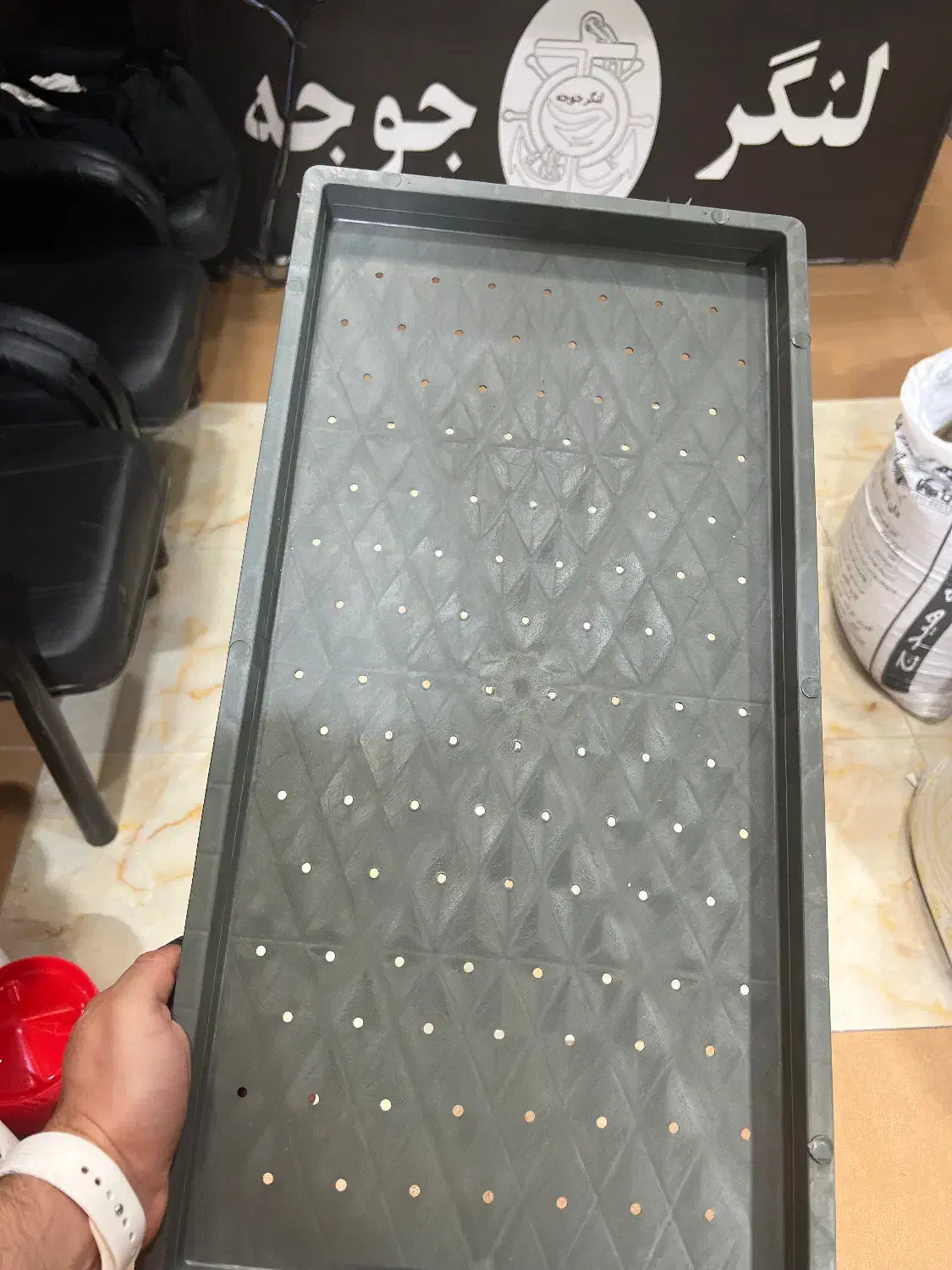 تولیدی سینی نشا طوسی ضد ضربه|عمده‌فروشی|لنگرود, |دیوار