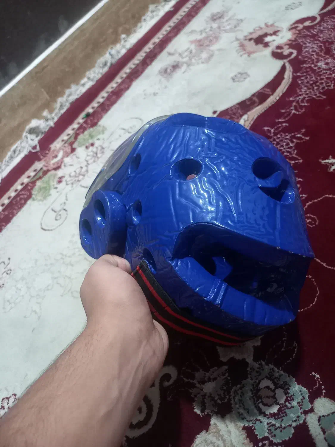 یک کلاه تکواندو رنگ ابی|تجهیزات ورزشی|اهواز, فولادشهر|دیوار