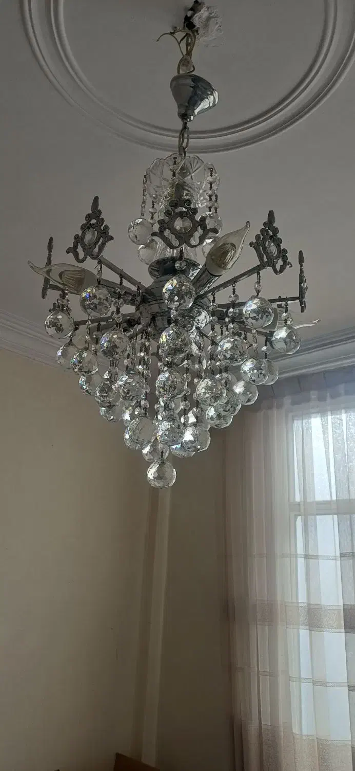 لوستر کریستالی|لوستر و چراغ آویز|تهران, آهنگ|دیوار