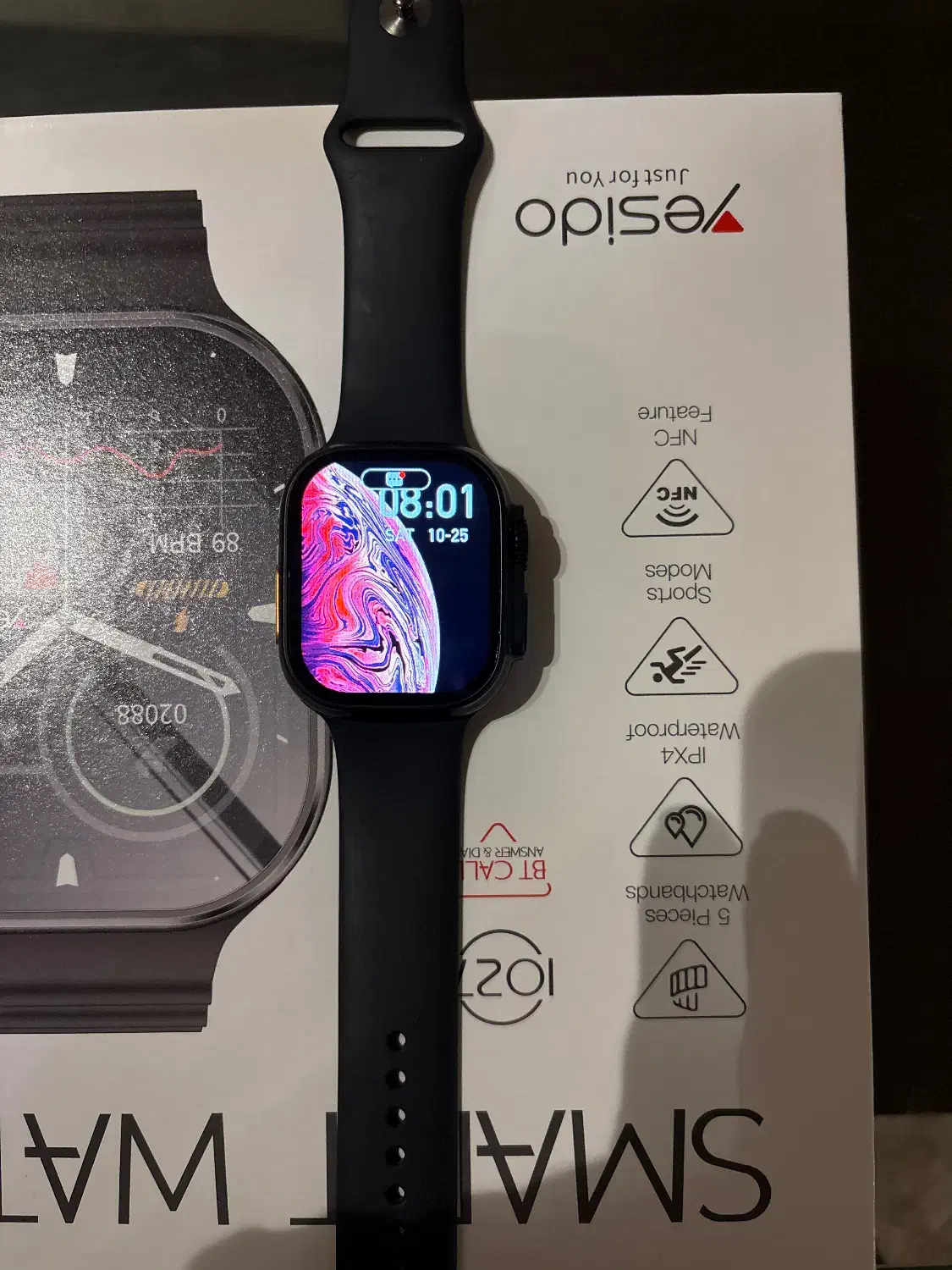 ساعت هوشمند طرح اپل واچ اولترا|ساعت|رشت, منظریه|دیوار