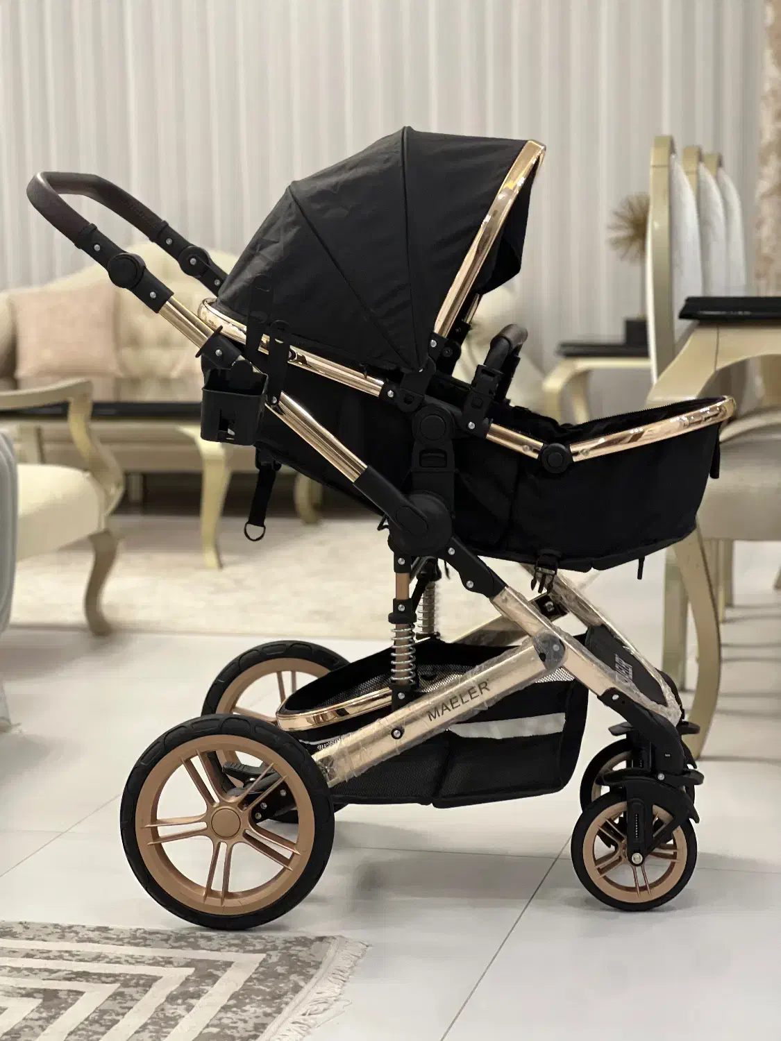 کالسکه مایلر (برند اصلی) در حد نو / اصلا خود نو|کالسکه و لوازم جانبی|لاهیجان, کوی خزر|دیوار