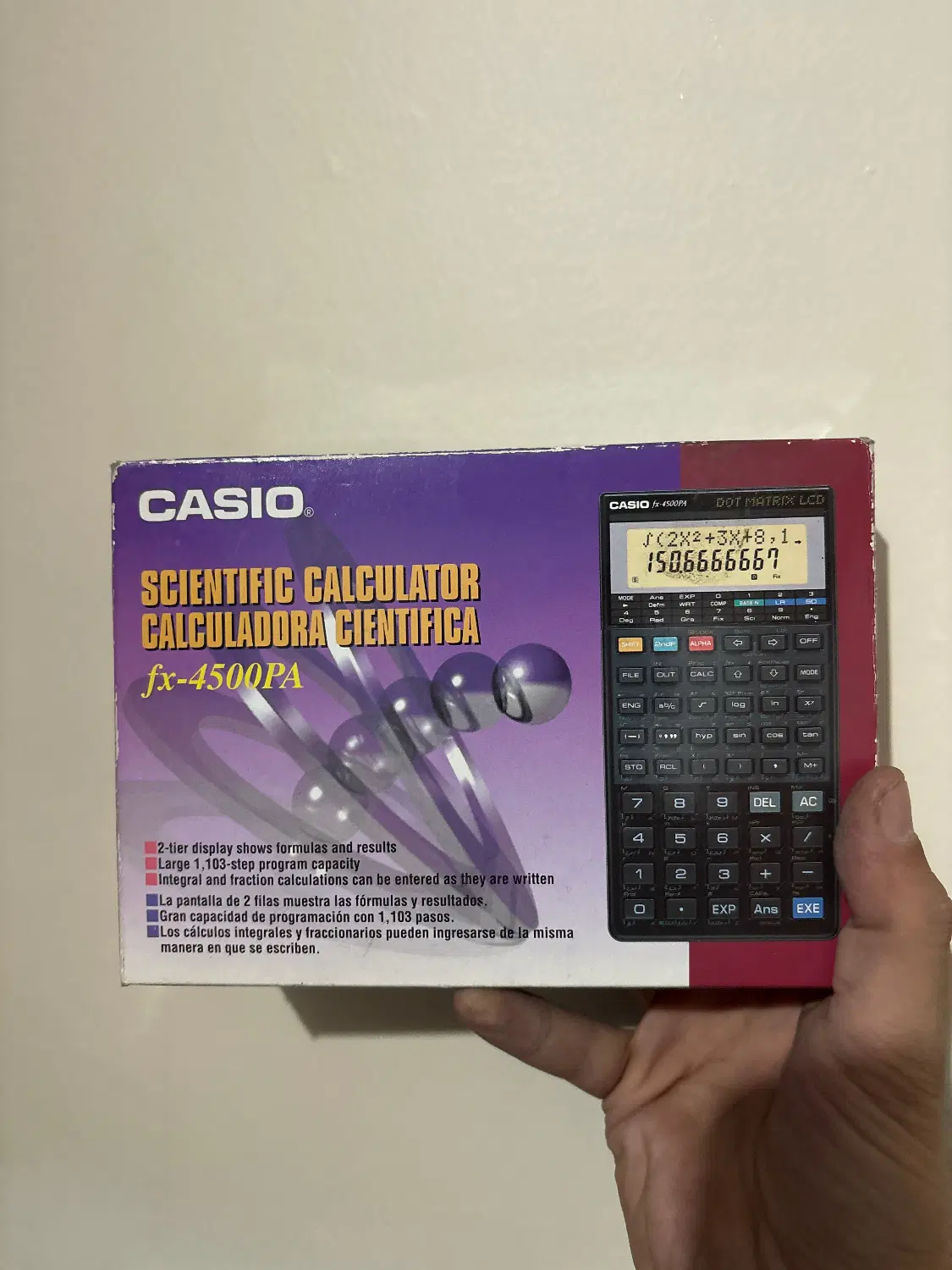 ماشین حساب casio fx4500pa|لوازم التحریر|تهران, امانیه|دیوار