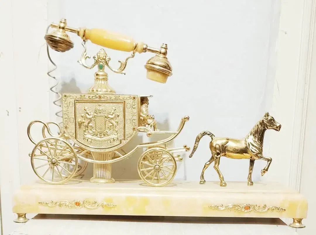 تلفن رومیزی بزرگ آنتیک قدیمی|تلفن رومیزی|مشهد, آبکوه|دیوار