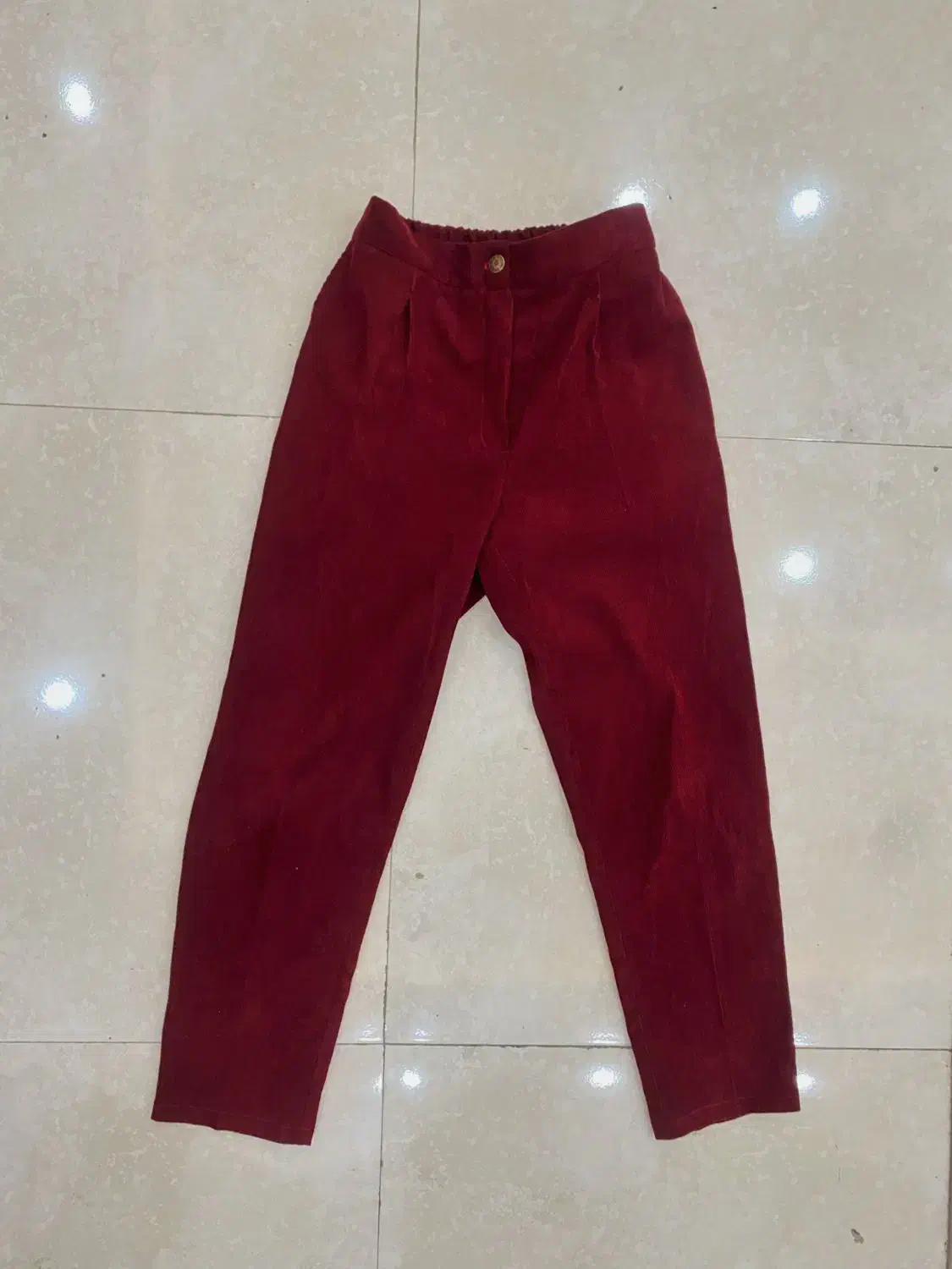 شلوار زرشکی کبریتی اصل|لباس|قم, زنبیل آباد|دیوار