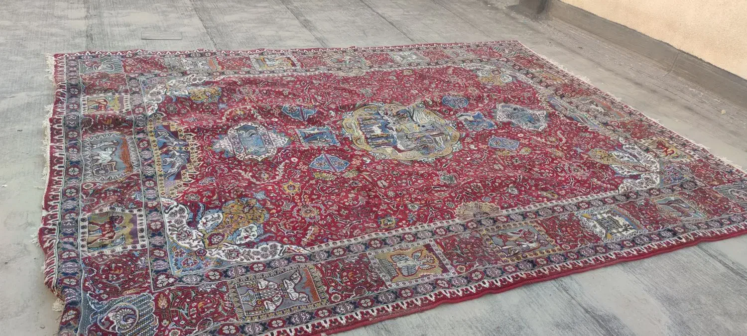 فرش ۱۲ متری|فرش|سمنان, |دیوار