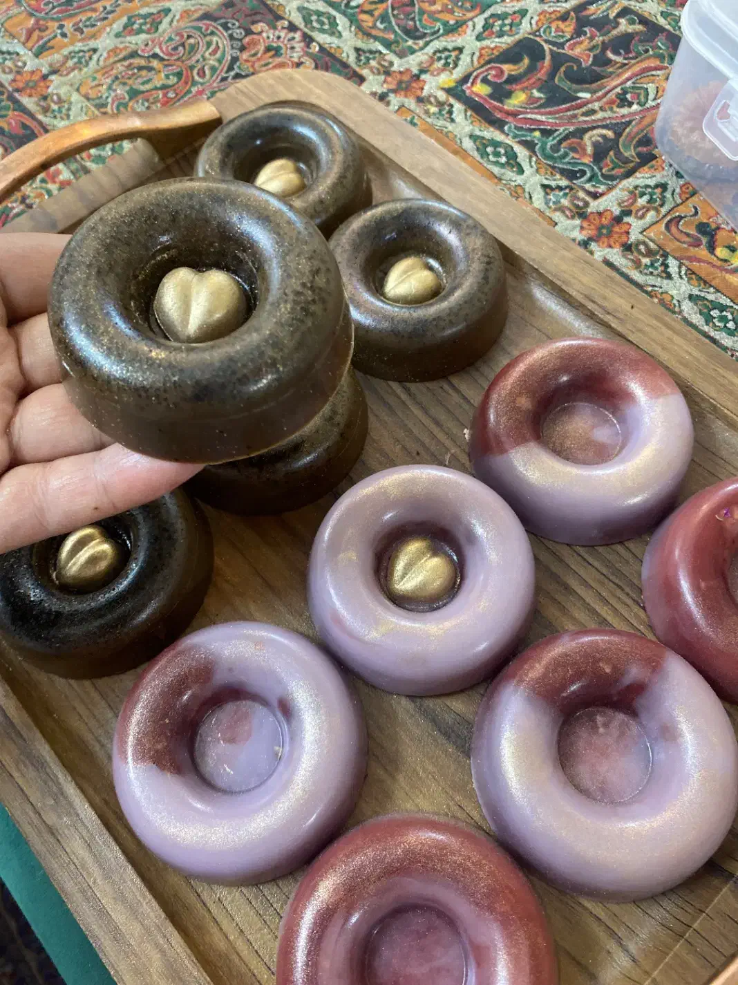 طراحی صابون هایی دکوری و گیاهی|آرایشی، بهداشتی، درمانی|قم, منبع آب|دیوار