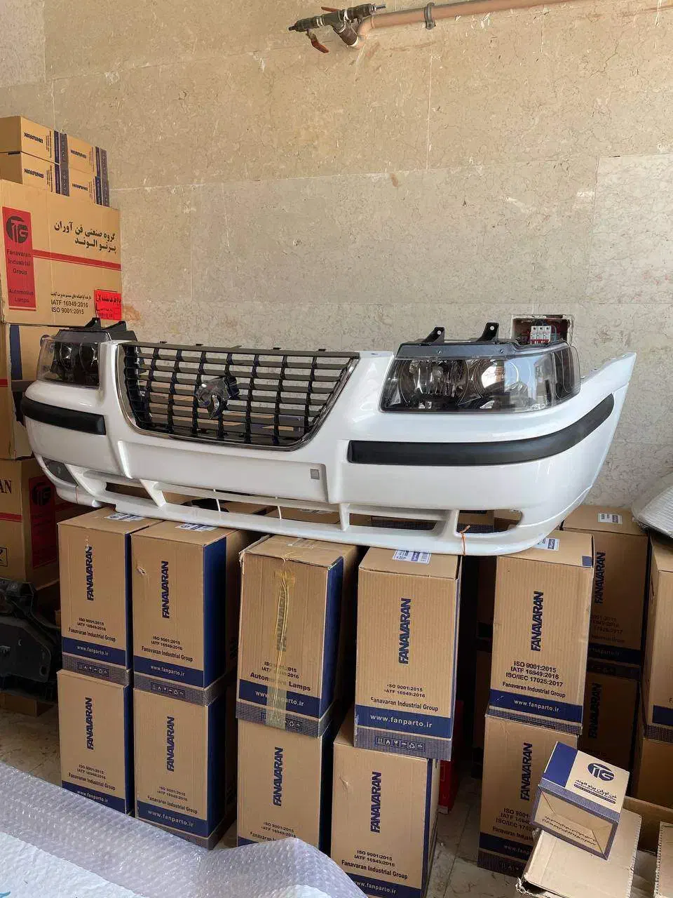 سپر جلو سمند اصلی طرف قرارداد ایران خودرو|قطعات یدکی و لوازم جانبی|تهران, طیب|دیوار