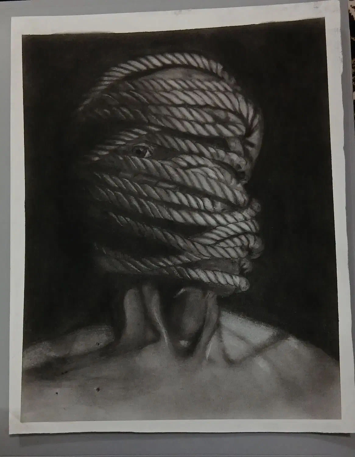 نقاشی سیاه قلم|تابلو، نقاشی، عکس|بردسکن, |دیوار