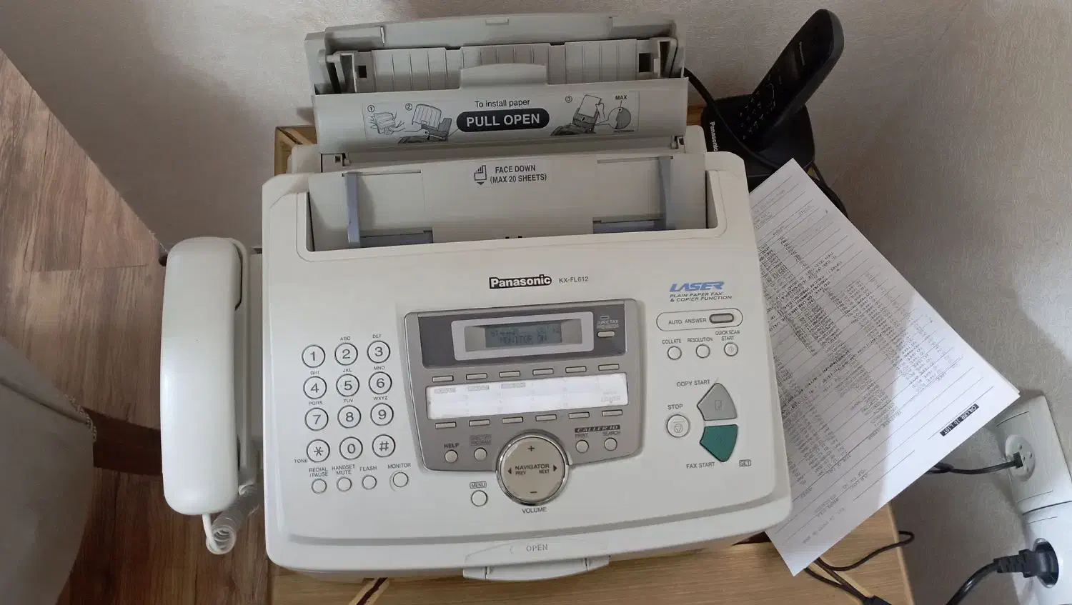 دستگاه فکس پاناسونیک مدل fl612|پرینتر، اسکنر، کپی، فکس|یزد, |دیوار