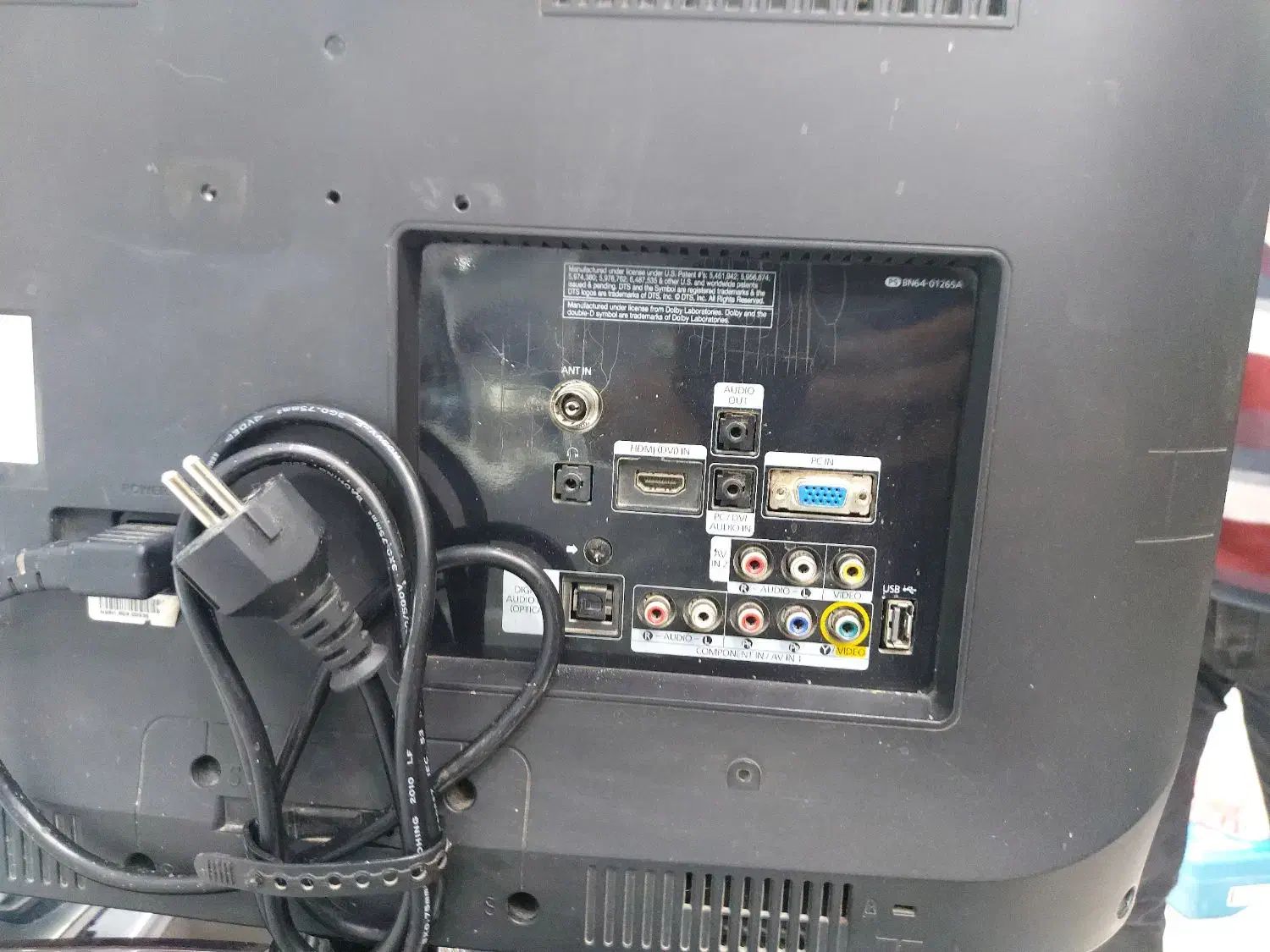 تلویزیون lcd samsung ال سی دی سامسونگ|تلویزیون و پروژکتور|جغتای, |دیوار