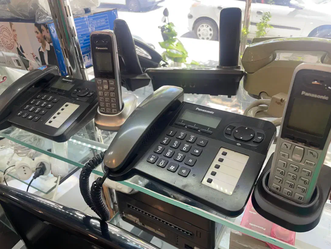 تلفن بیسیم گوشی رومیزی کاکردن درنبود برق پاناسونیک|تلفن رومیزی|تهران, ایرانشهر|دیوار