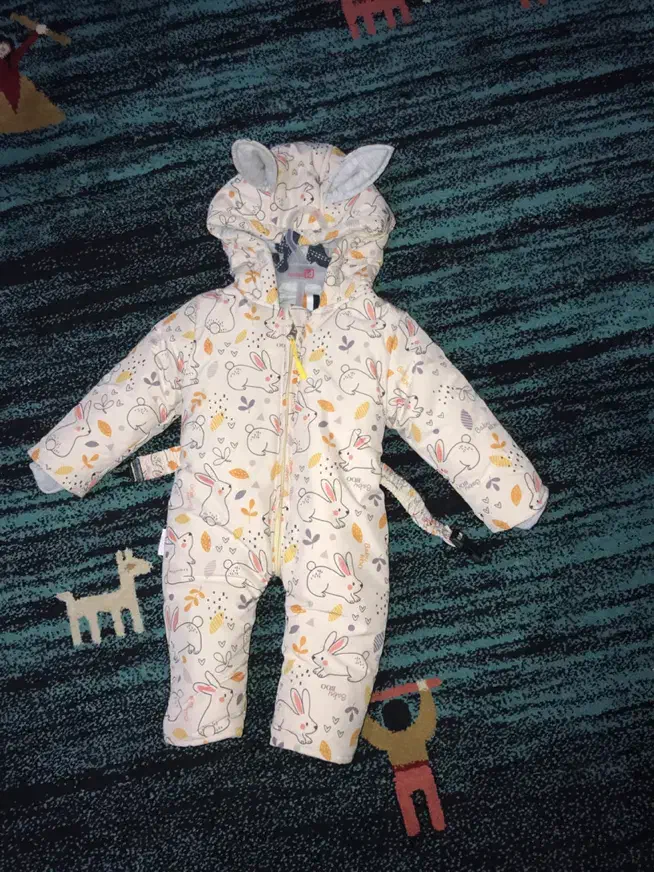 کاپشن سرهمی دستکش و پاپوش دار bayby boo|کفش و لباس بچه|کرمان, |دیوار