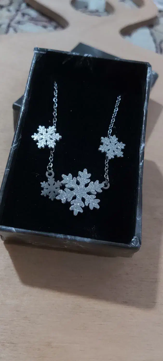 نیمست و ست گوشواره و گردنبند استیل رنگ ثابت|بدلیجات|ارومیه, |دیوار