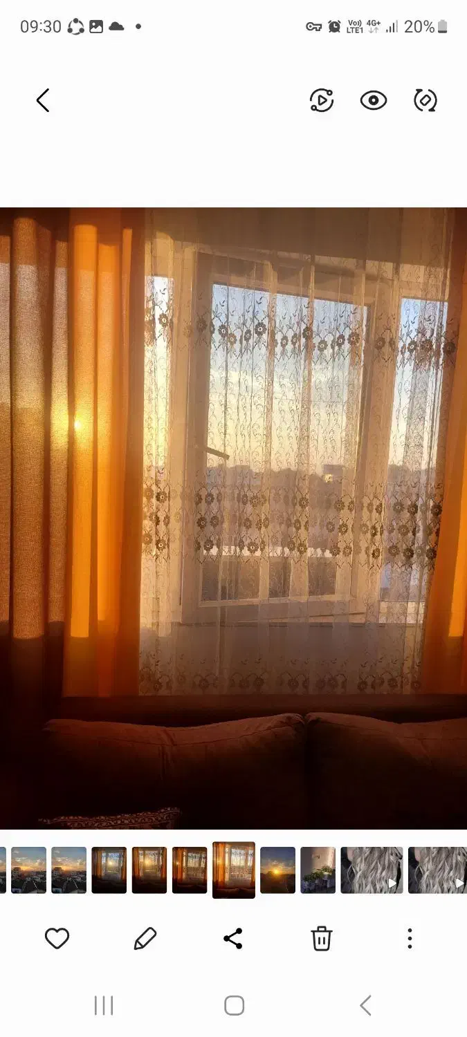 پرده پذیرایی با وسایل جانبی  در حد نو|پرده، رانر، رومیزی|لاهیجان, کوی زمانی|دیوار