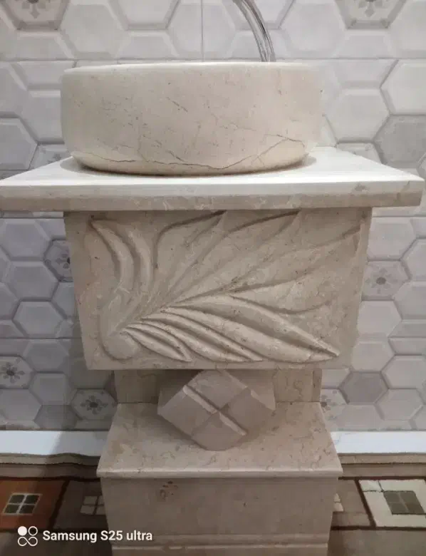 رو شویی سنگی مصری|لوازم سرویس بهداشتی|تاکستان, |دیوار