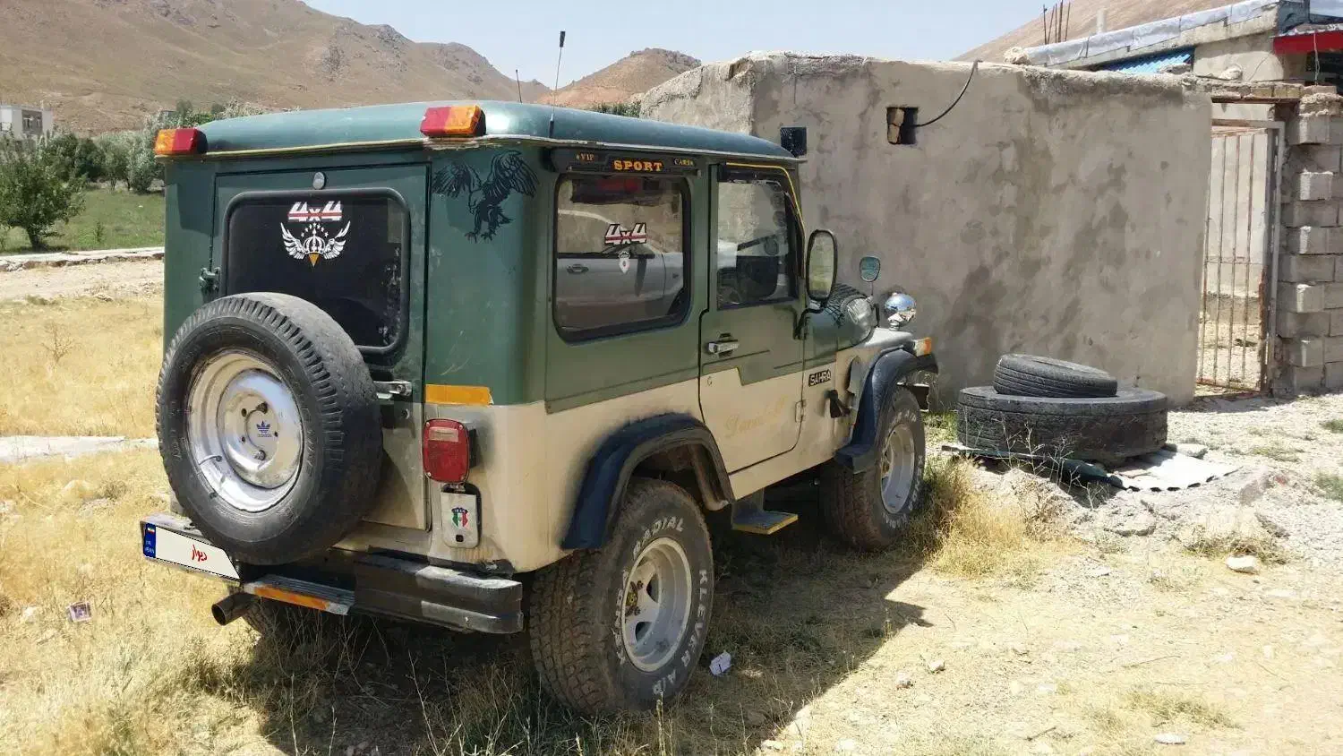 جیپ صحرا موتور پاجیرو کمکدار ژاپنی ۱۹۹۷ کم مصرف|خودرو کلاسیک|مسجد سلیمان, |دیوار