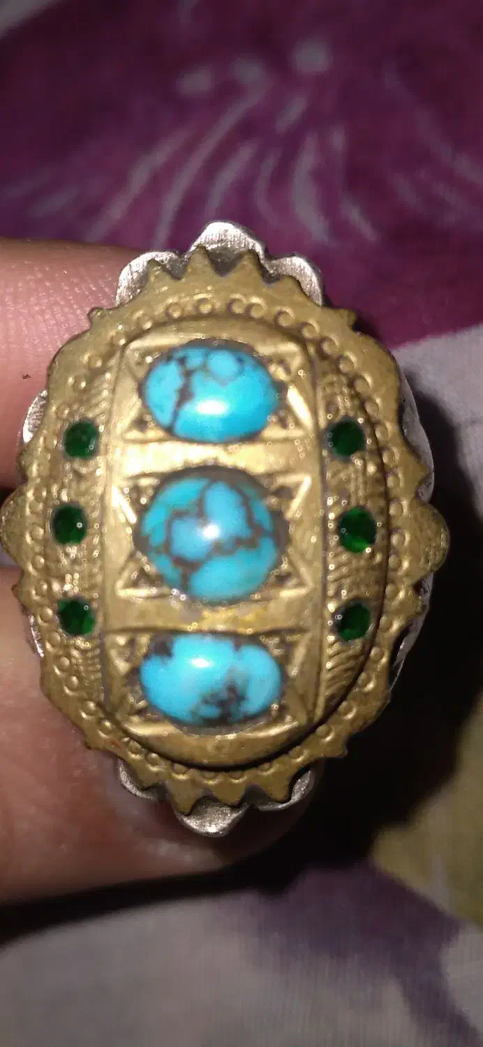 انگشتر فیروزه نیشابوری شرط اصلی|جواهرات|اهواز, کوی مندلی(سه راه خرمشهر)|دیوار