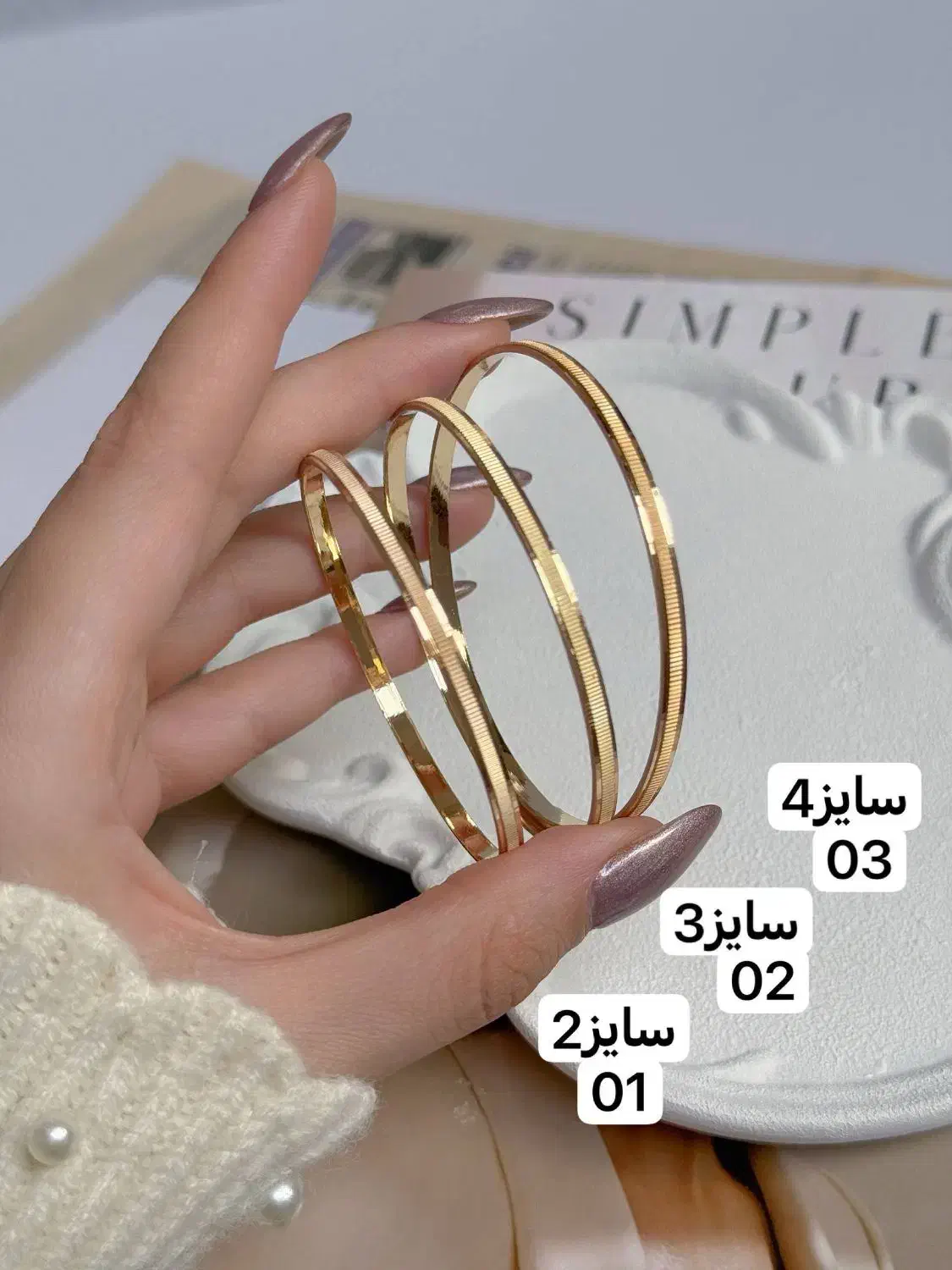 النگو های برند ژوپینگ رنگ ثابت کاملامشابه طلا|بدلیجات|کرمانشاه, |دیوار