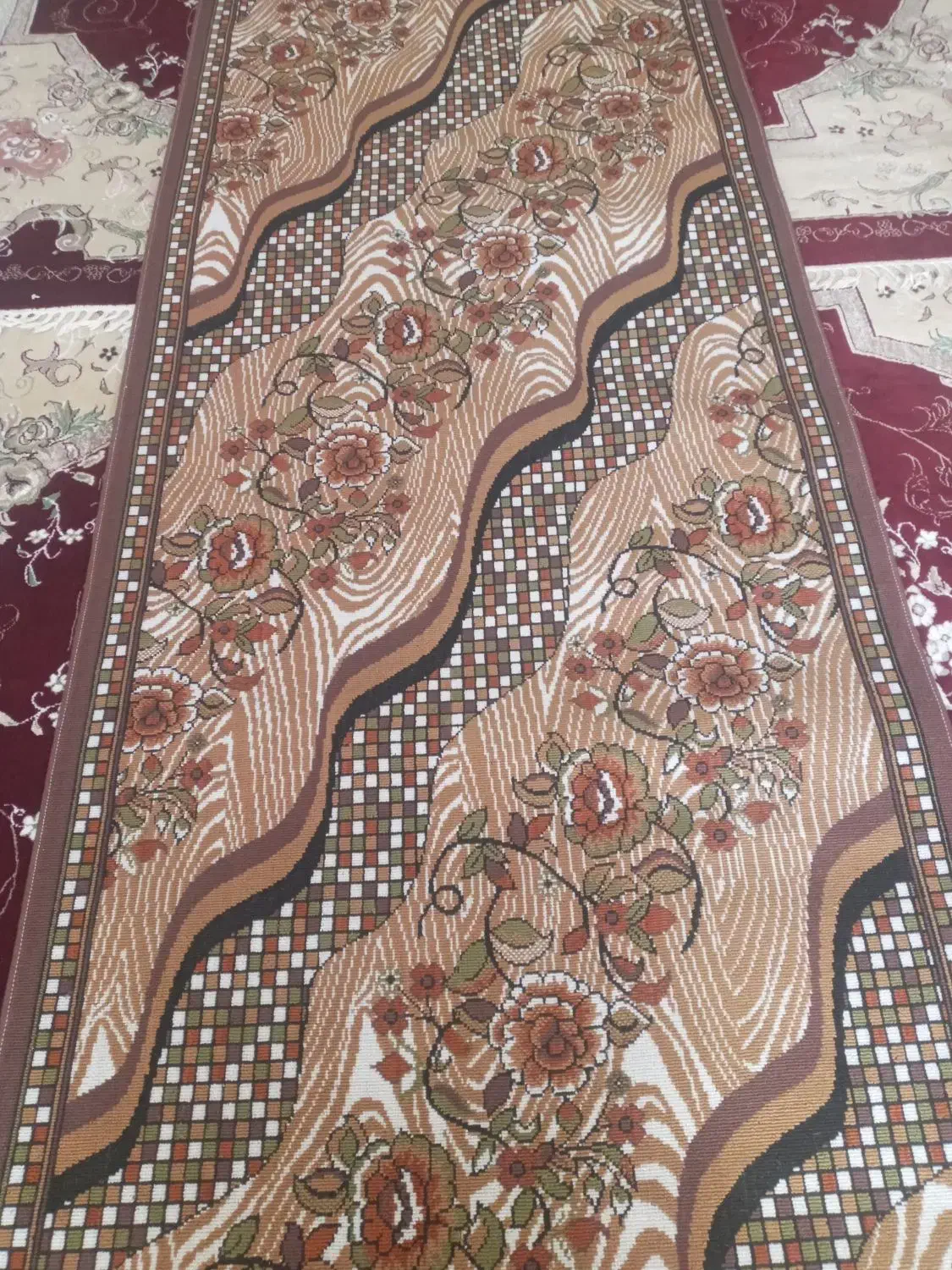 دو عدد گلیم فرش کناره در ابعاد ۱۱۸در ۶ متر|گلیم، جاجیم، گبه|الشتر, |دیوار