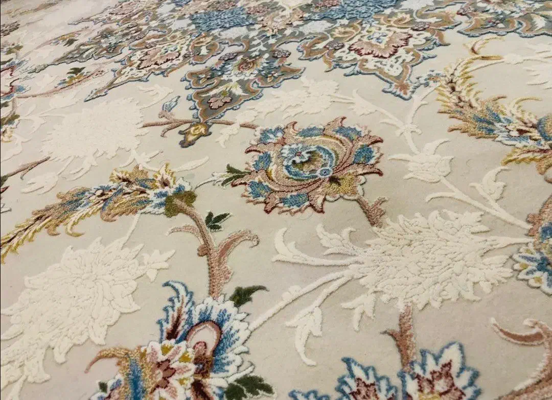 فرش ۹ متری گل برجسته طرح عروس|فرش|ساری, |دیوار