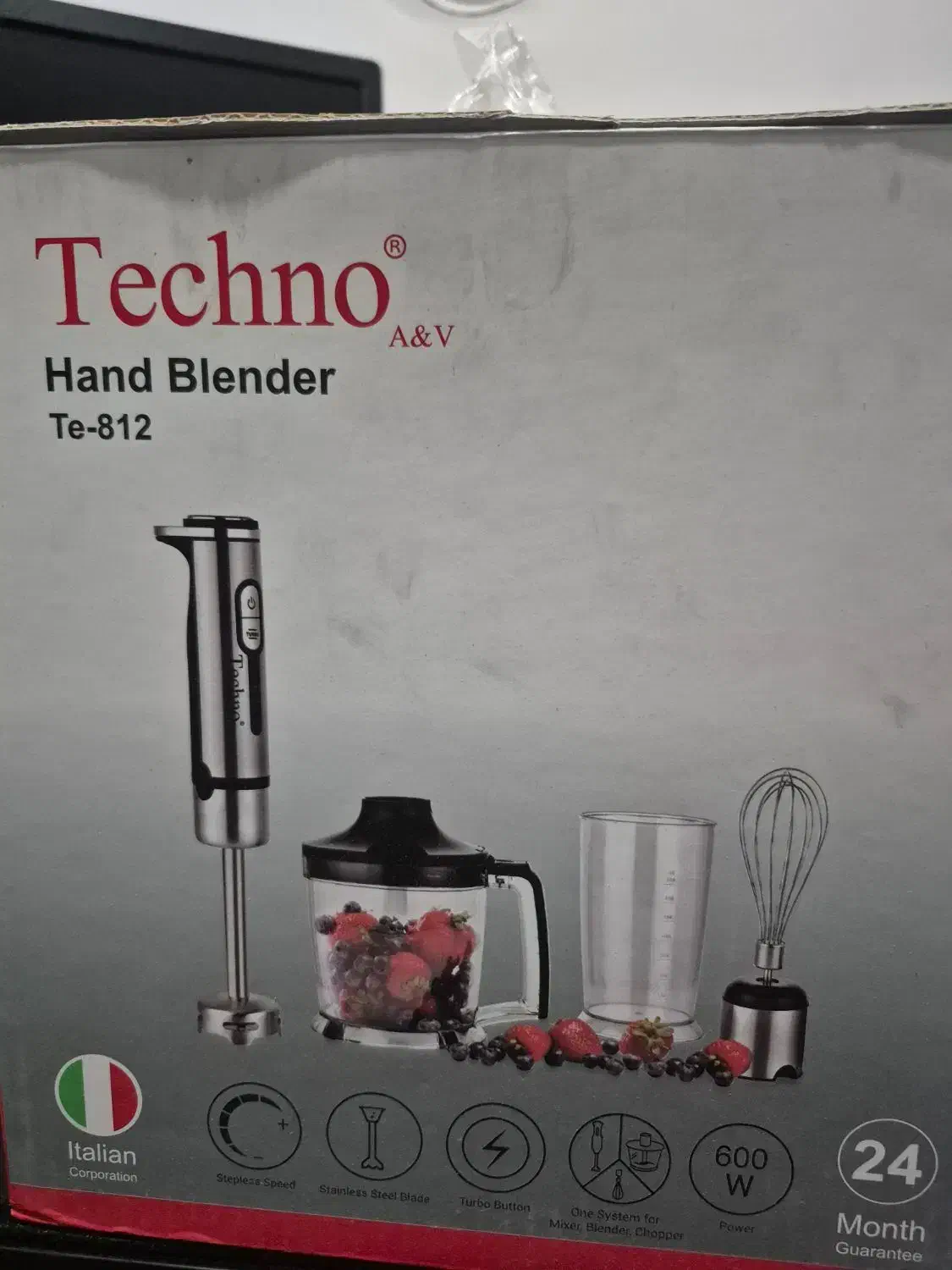 گوشتکوب و همزن برقی تکنو|خردکن، آسیاب، غذاساز|شیروان (خراسان), |دیوار