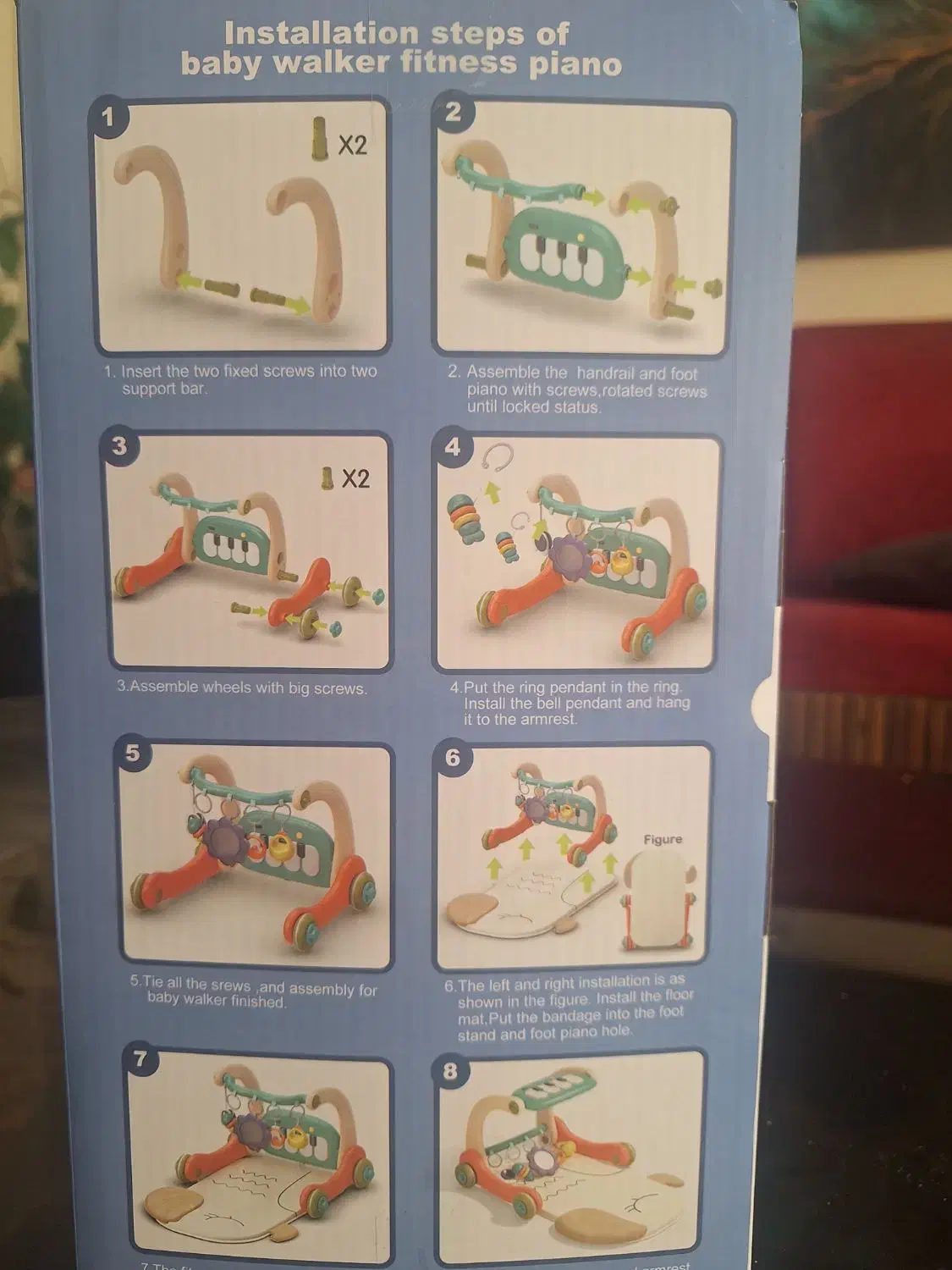 واکر چهار کاره بچه|اسباب و اثاث بچه|کرج, عظیمیه|دیوار