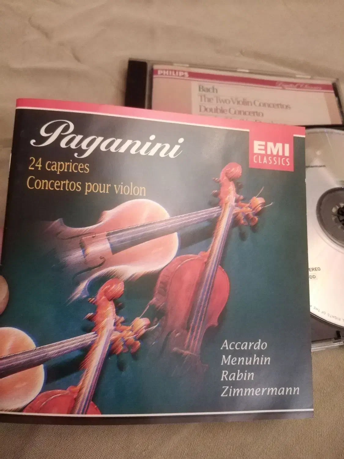 2 عدد سی دی کلاسیک اصل باخ و پاگانینی|فیلم و موسیقی|تهران, قیطریه|دیوار