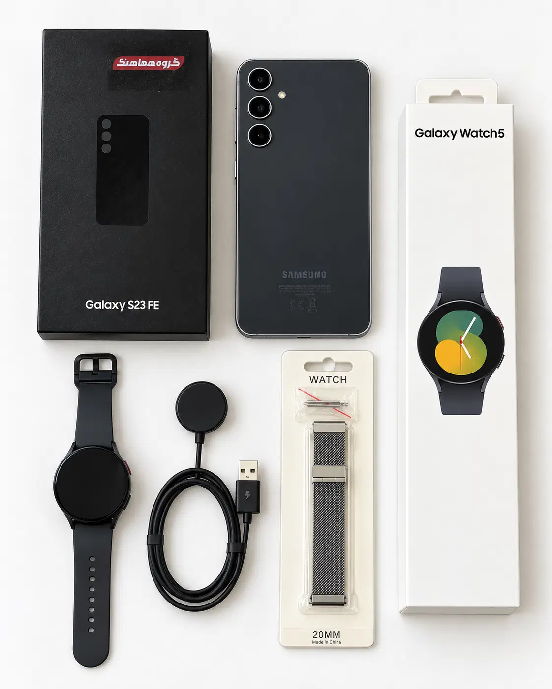 S23 FE + Galaxy watch5|موبایل|تهران, ونک|دیوار