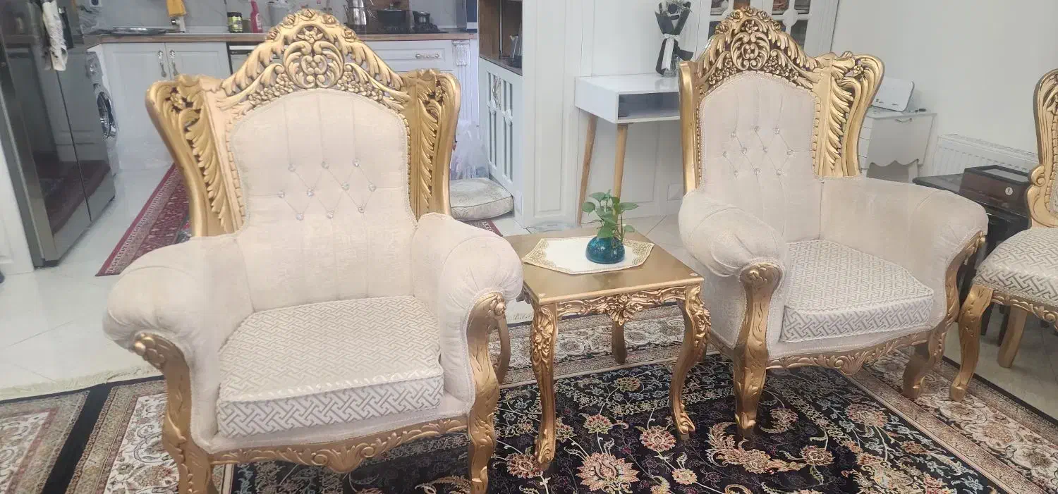 مبل سلطنتی و کلاسیک|مبلمان خانگی و میز عسلی|ایلام, |دیوار