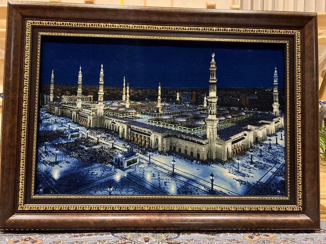 تابلو فرش دستباف،داخلش چله ابریشم کار شده|تابلو فرش|تهران, حسن‌آباد|دیوار