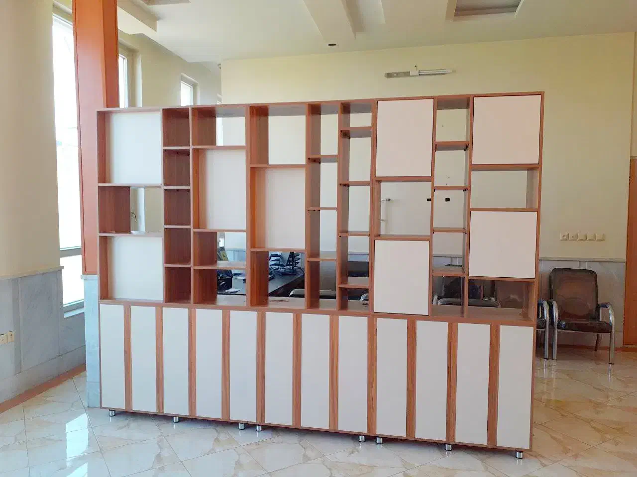 کابینت و دکور اداری میلاد * طراحی خاص برند شما|خدمات پیشه و مهارت|خمین, |دیوار